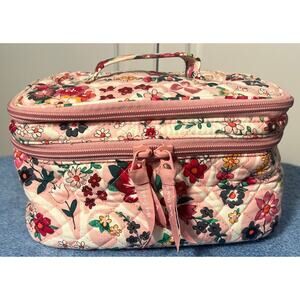 Vera Bradley Brush Up Cosmetic Case in Prairie Paisley